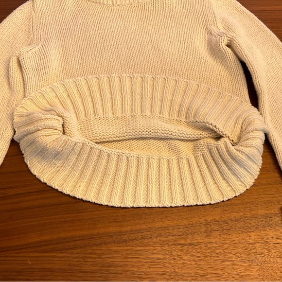 JENNI KAYNE | Classic Crewneck Sweater XS Ivory - Picture 12 of 12